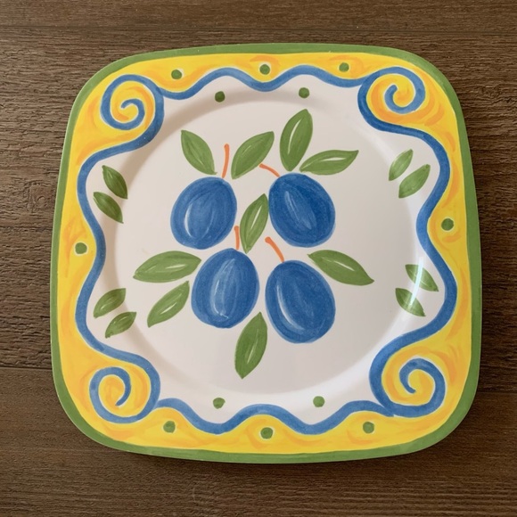 Melamine dinner plates of 6